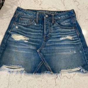 American Eagle outfitters denim mini skirt